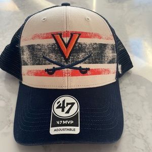 University of Virginia Cavaliers Hat! Sz OS! 47 Brand and Mesh Back.